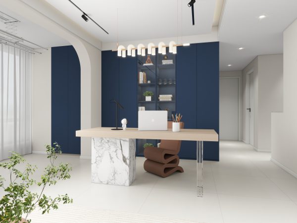 Matt sötétkék bútorlap - Gizir Technomatt AF51