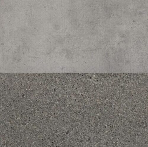 Egger F186 ST9 Soloid Világosszürke Chicago Beton / F032 ST78 szürke Cascia Gránit konyhai hátfalpanel