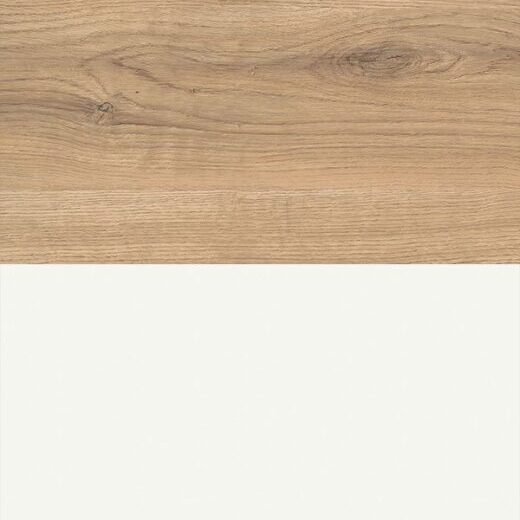 Egger H3359 ST32 Davenport Világos Natúr Tölgy / W908 ST32 Bázisfehér konyhai hátfalpanel