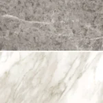 Kronospan K023 SQ Veneto Fényes / K093 SL Emperador Márvány Konyhai Hátfal
