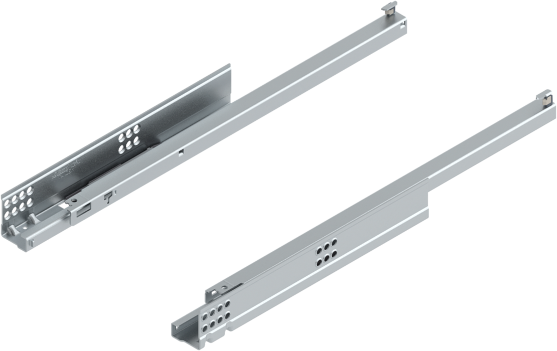 Blum 550H4500B TANDEM BLUMOTION Részkihúzású, Teherbírás 30kg, Névleges hossz 450mm, Bal-Jobb, Horganyzott