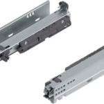 Blum MOVENTO BLUMOTION S teljes kihúzással, fa fiókokhoz, bal-jobb, teherbírás 40kg, névleges hossz 270mm horganyzott 760H2700S