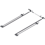Blum Tandem oldalstabilizáló készlet 750 mm, teljes kihúzás, RAL 7037 szürke - ZST.750TV