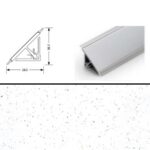 Fehér Andromeda munkalap vízvető - Kronospan K217 GM