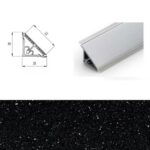 Fekete Andromeda munkalap vízvető - Kronospan K218 GM