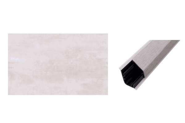 Opálszürke Beton munkalap vízvető - Kaindl 44374 DP