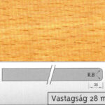 Bükk munkalap 4200 x 600 x 28 - CHT 44 CE