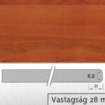Cseresznye munkalap 4200 x 600 x 28 - CHT 715 VE