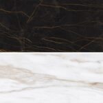Nero Bronzo - Calacatta Ambrosio konyhai hátfalpanel - Kronospan K698 PN - K699 PN