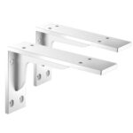 2db-os fali polctartó (fehér), 14,5 cm - Triangle Support Bracket