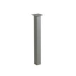 Fém asztalláb 715–730mm antracit - Miladesign G5 ST722