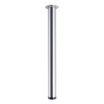 Fém asztalláb 710R/60mm csiszolt acél - StrongLegs TS001