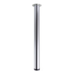 Fém asztalláb 710R/60mm szatén króm matt - StrongLegs TS001