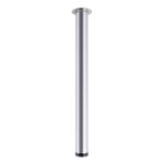 Fém asztalláb 710R/60mm ezüst RAL 9006 fényes - StrongLegs TS001