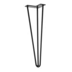 Fém asztalláb 420mm fekete matt - StrongLegs TS003
