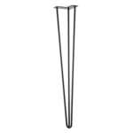 Fém asztalláb 710mm fekete matt - StrongLegs TS003