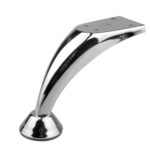 Bútorláb 120mm, króm fényes - Stronglegs FS011,