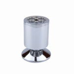 Bútorláb 80 mm, króm matt/króm fényes - Stronglegs FA003,