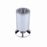 Bútorláb 100 mm, króm matt/króm fényes - Stronglegs FA003,