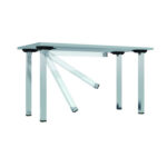 Lehajtható asztalláb 760mm/60 mm ezüst - Miladesign G5 ST606U