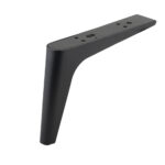 Bútorláb 150mm, fekete matt - Stronglegs FS019,