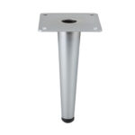 Bútorláb 150mm, króm matt - Stronglegs FS020,