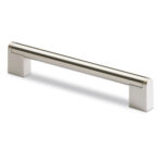 Brema bútorfogantyú 128 mm csiszolt rozsdamentes acél - Hettich 9069890