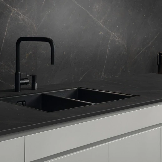 Marble Emperador kompakt munkalap, fekete mag - Kaindl K2884 PH