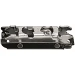 Magasított pánttalp 3mm, egyesenes, excenteres, csavaros (Onyx) - Blum 175H3130