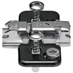 Magasított pánttalp, 3mm, excenteres keretsz, Expando (Onyx) - Blum 174H7130E