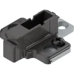 Magasított pánttalp 9mm-es CLIP top, excenter, kereszt, eurocsavaros (Onyx) - Blum 175H9190