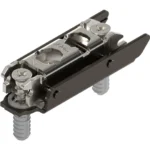 Magasított pánttalp CLIP top / CLIP, 3mm, egyenes excenter, Expando (Onyx) - Blum 177H3130E