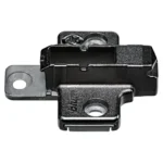 Magasított pánttalp excenterrel CLIP top / CLIP, 6mm, eurocsavaros (Onyx) - Blum 175H9160