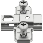 Pánttalp (szerelőtalp) Metalla 110 SM gyorsszerelésű, kereszt, eurocsavar, 0mm - Hafele 311.71.501
