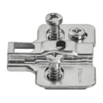 Pánttalp (szerelőtalp) Metalla 300 SM gyorsszerelésű, kereszt, excenter, eurocsavar, 4mm - Hafele 311.70.624