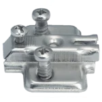 Pánttalp (szerelőtalp) Metallamat A, kereszt, eurocsavar, rácsúsztató, 4mm - Hafele 316.51.524