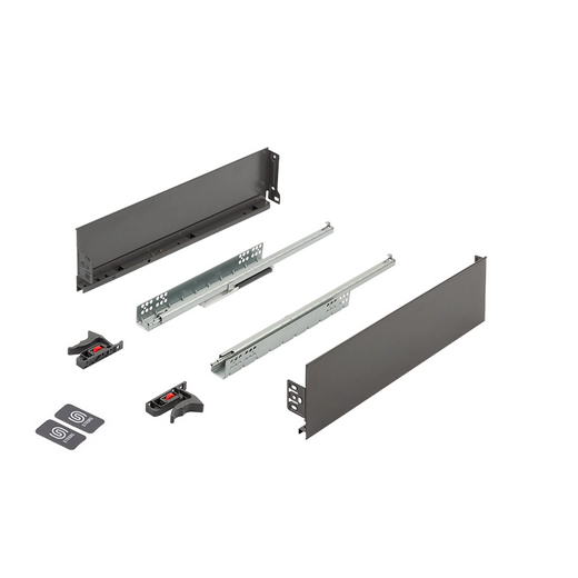 Fiókrendszer - StrongMini 121 mm, részleges kihúzás (szürke) - Strong