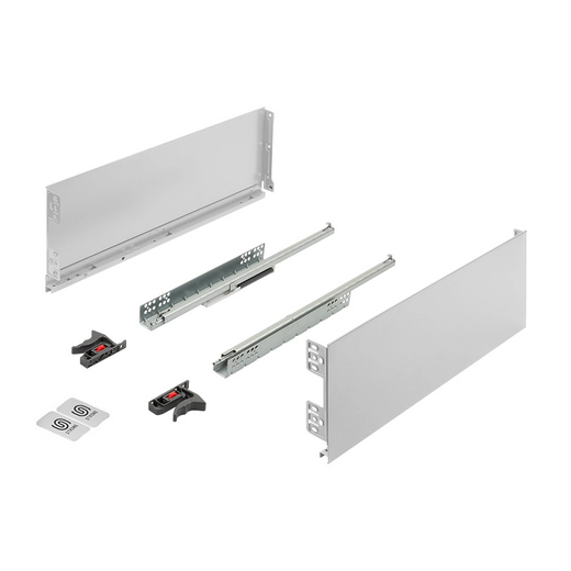 Fiókrendszer - StrongMini 185 mm, részleges kihúzás (fehér) - Strong
