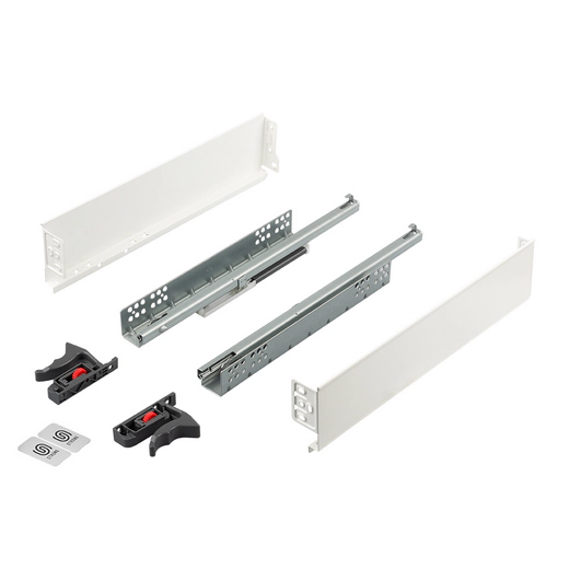 Fiókrendszer - StrongMini 89 mm, részleges kihúzás (fehér) - Strong