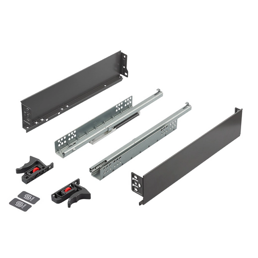 Fiókrendszer - StrongMini 89 mm, részleges kihúzás (szürke) - Strong